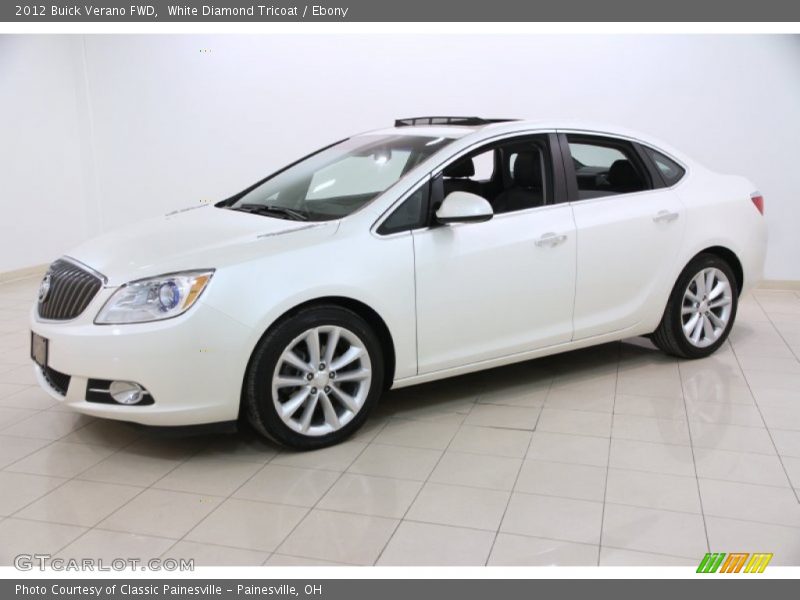 White Diamond Tricoat / Ebony 2012 Buick Verano FWD