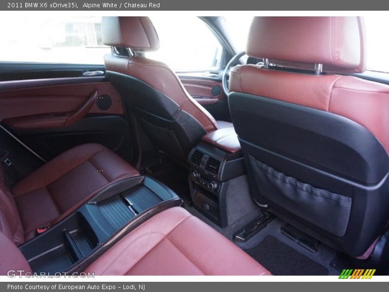 Alpine White / Chateau Red 2011 BMW X6 xDrive35i