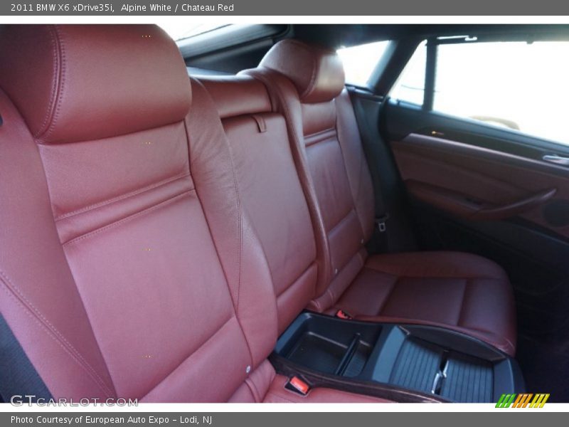 Alpine White / Chateau Red 2011 BMW X6 xDrive35i