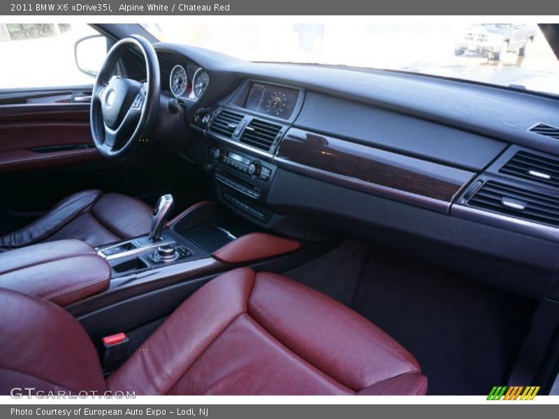 Alpine White / Chateau Red 2011 BMW X6 xDrive35i