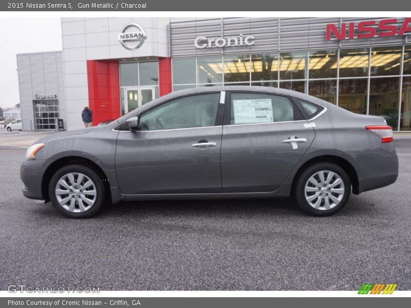 Gun Metallic / Charcoal 2015 Nissan Sentra S
