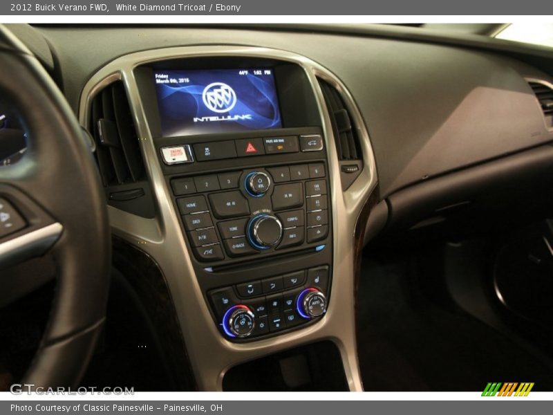 White Diamond Tricoat / Ebony 2012 Buick Verano FWD