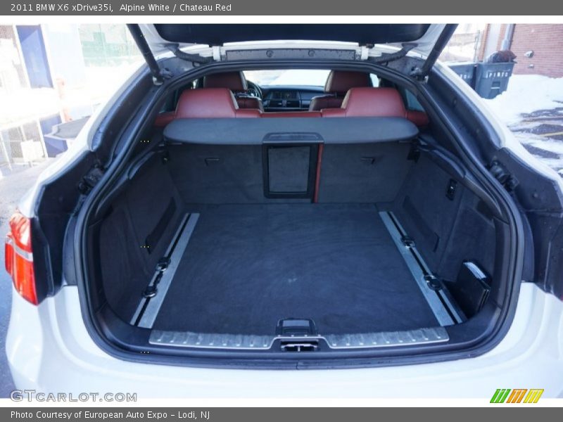 Alpine White / Chateau Red 2011 BMW X6 xDrive35i