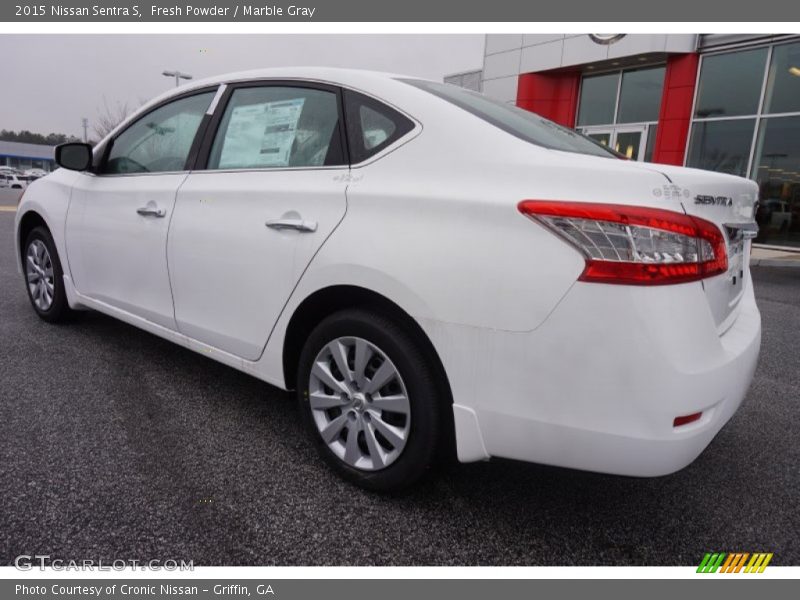 Fresh Powder / Marble Gray 2015 Nissan Sentra S