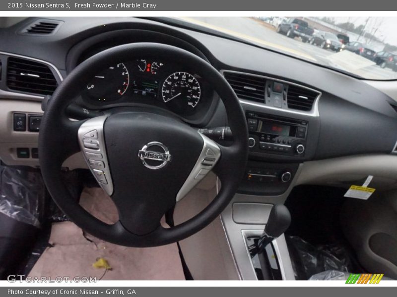 Fresh Powder / Marble Gray 2015 Nissan Sentra S