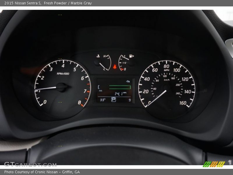  2015 Sentra S S Gauges