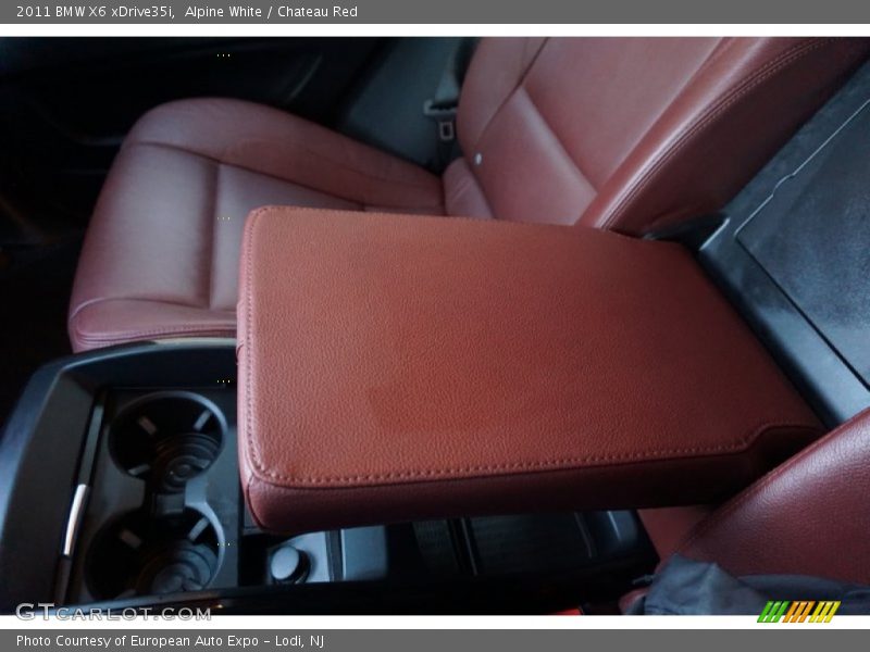 Alpine White / Chateau Red 2011 BMW X6 xDrive35i