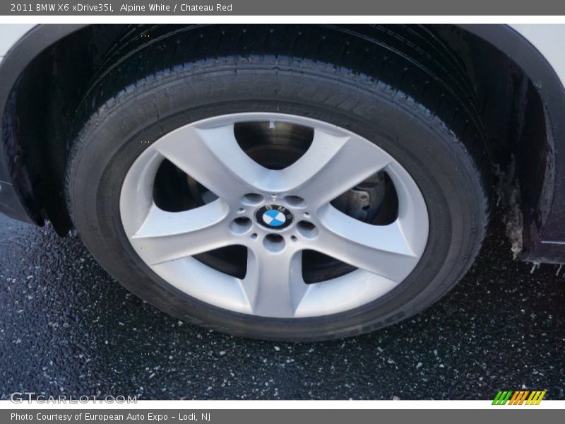 Alpine White / Chateau Red 2011 BMW X6 xDrive35i