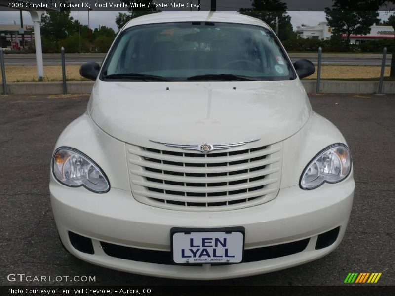 Cool Vanilla White / Pastel Slate Gray 2008 Chrysler PT Cruiser LX