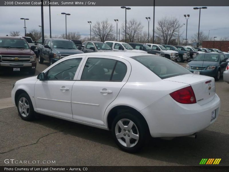 Summit White / Gray 2008 Chevrolet Cobalt LT Sedan