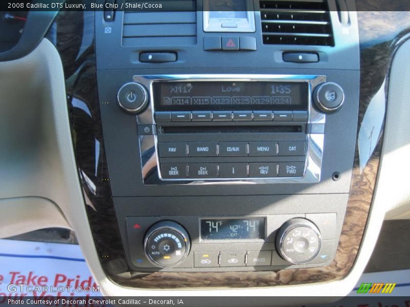 Blue Chip / Shale/Cocoa 2008 Cadillac DTS Luxury