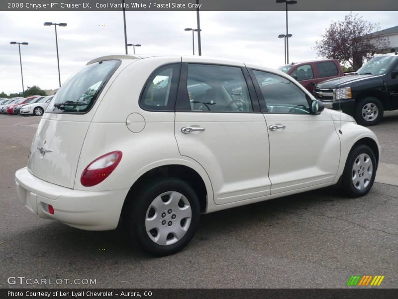 Cool Vanilla White / Pastel Slate Gray 2008 Chrysler PT Cruiser LX