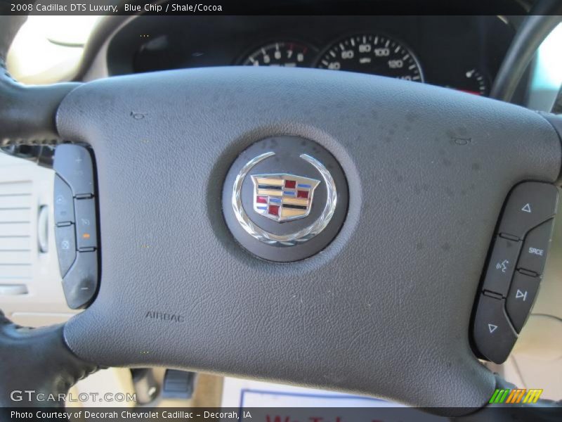 Blue Chip / Shale/Cocoa 2008 Cadillac DTS Luxury