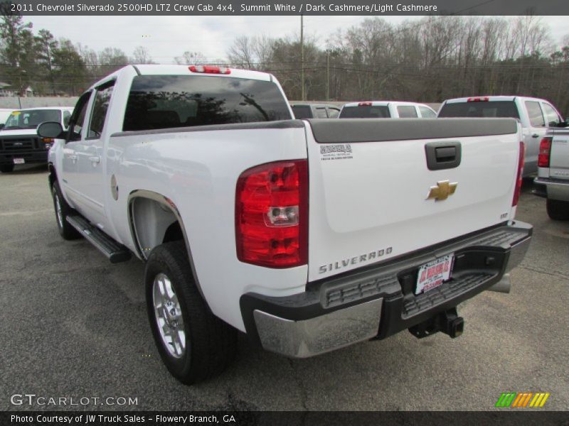 Summit White / Dark Cashmere/Light Cashmere 2011 Chevrolet Silverado 2500HD LTZ Crew Cab 4x4