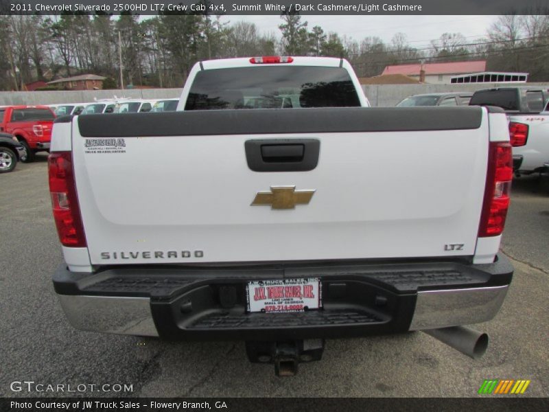 Summit White / Dark Cashmere/Light Cashmere 2011 Chevrolet Silverado 2500HD LTZ Crew Cab 4x4