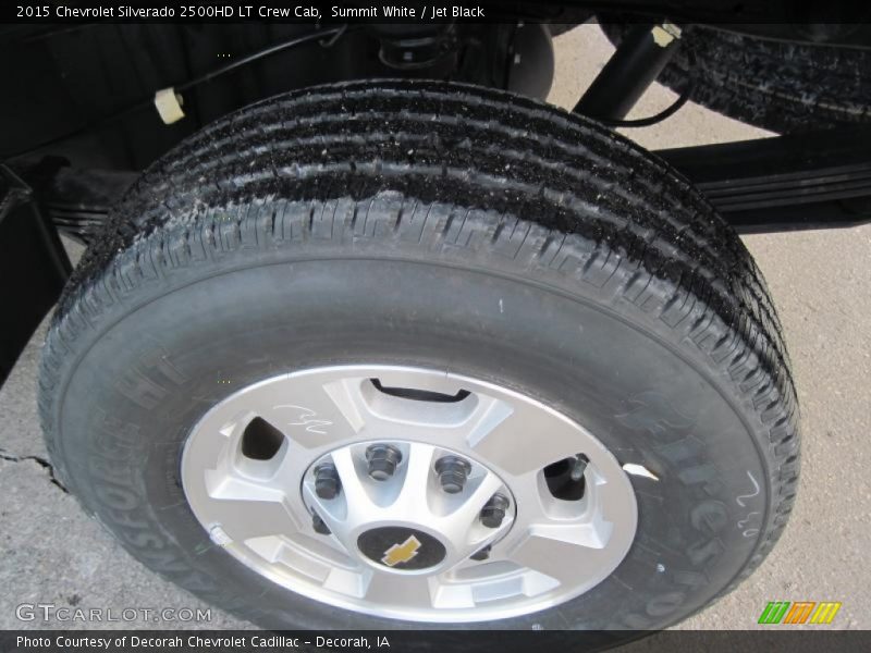 Summit White / Jet Black 2015 Chevrolet Silverado 2500HD LT Crew Cab