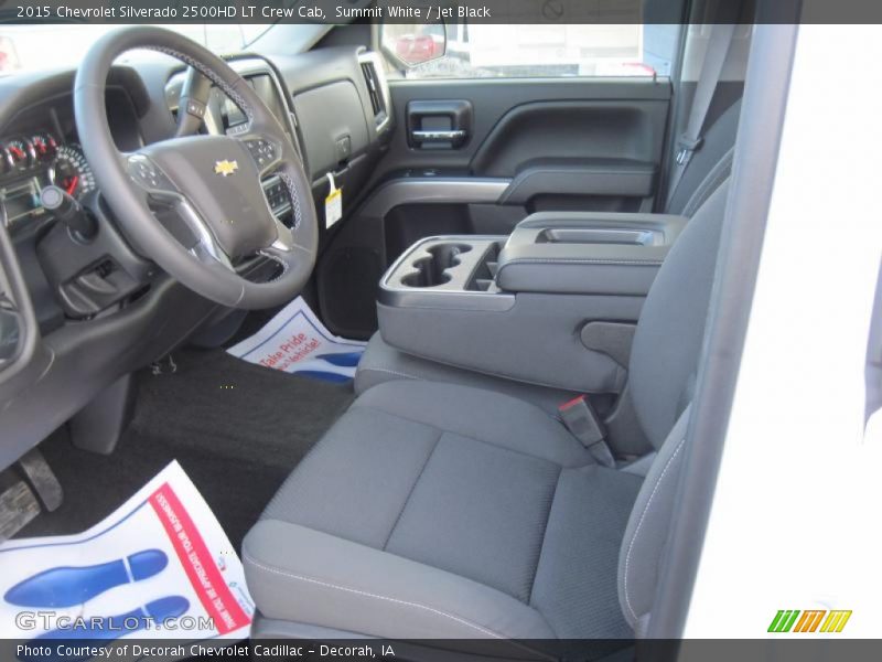 Summit White / Jet Black 2015 Chevrolet Silverado 2500HD LT Crew Cab