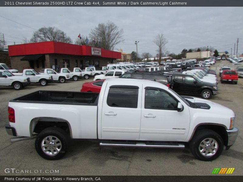 Summit White / Dark Cashmere/Light Cashmere 2011 Chevrolet Silverado 2500HD LTZ Crew Cab 4x4