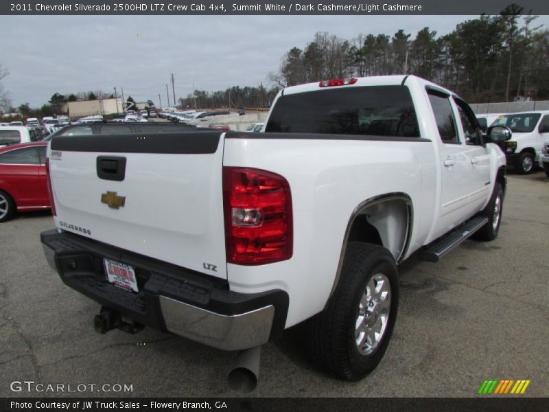 Summit White / Dark Cashmere/Light Cashmere 2011 Chevrolet Silverado 2500HD LTZ Crew Cab 4x4