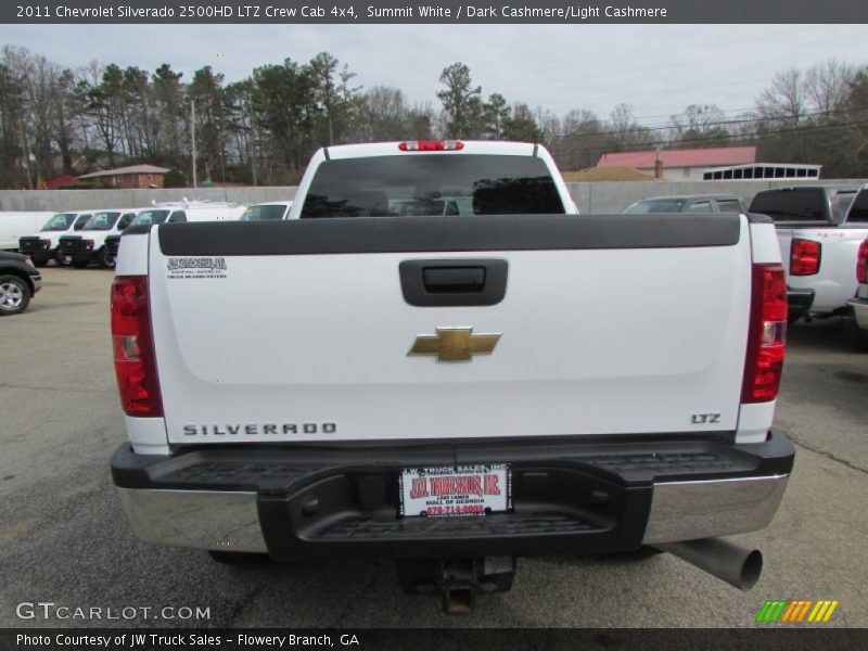 Summit White / Dark Cashmere/Light Cashmere 2011 Chevrolet Silverado 2500HD LTZ Crew Cab 4x4