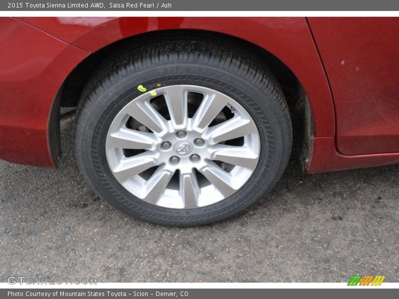  2015 Sienna Limited AWD Wheel