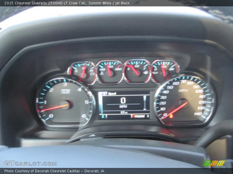 Summit White / Jet Black 2015 Chevrolet Silverado 2500HD LT Crew Cab