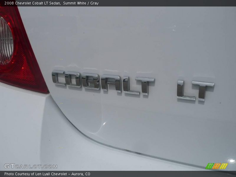 Summit White / Gray 2008 Chevrolet Cobalt LT Sedan