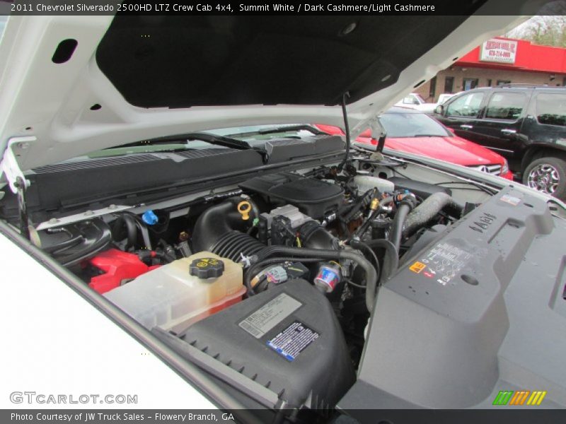 Summit White / Dark Cashmere/Light Cashmere 2011 Chevrolet Silverado 2500HD LTZ Crew Cab 4x4
