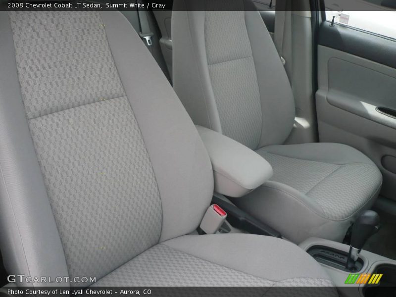 Summit White / Gray 2008 Chevrolet Cobalt LT Sedan