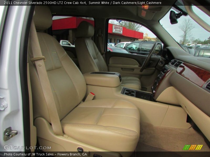 Summit White / Dark Cashmere/Light Cashmere 2011 Chevrolet Silverado 2500HD LTZ Crew Cab 4x4