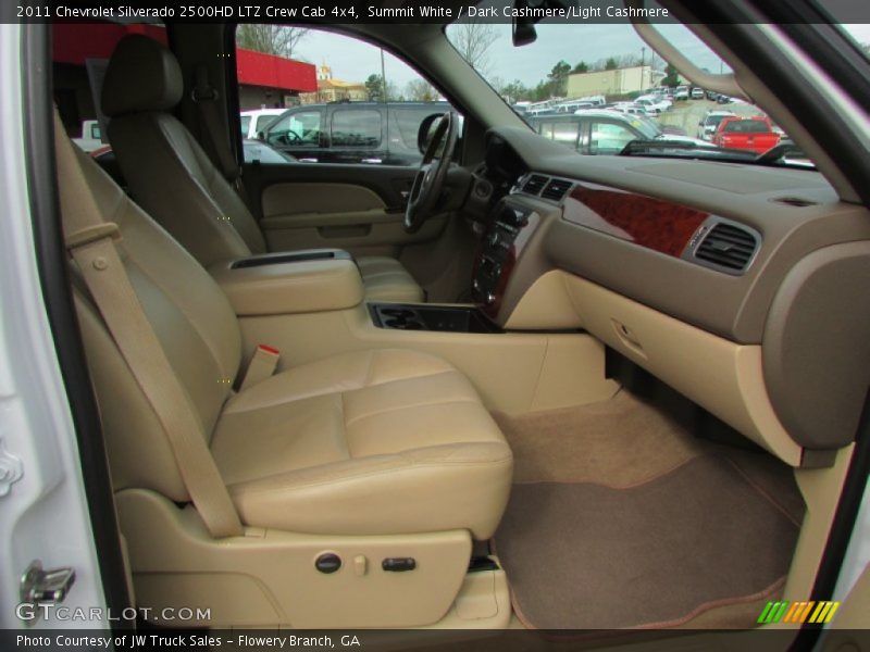 Summit White / Dark Cashmere/Light Cashmere 2011 Chevrolet Silverado 2500HD LTZ Crew Cab 4x4