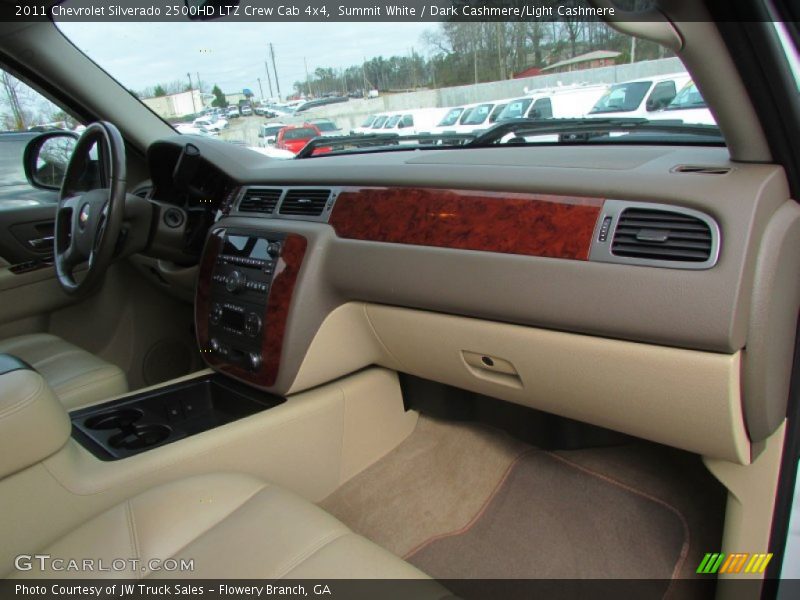 Summit White / Dark Cashmere/Light Cashmere 2011 Chevrolet Silverado 2500HD LTZ Crew Cab 4x4