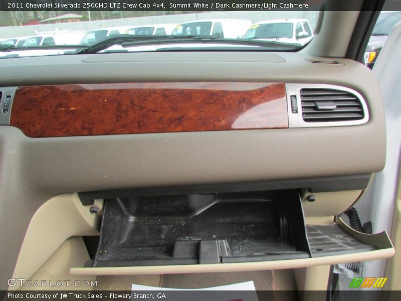 Summit White / Dark Cashmere/Light Cashmere 2011 Chevrolet Silverado 2500HD LTZ Crew Cab 4x4