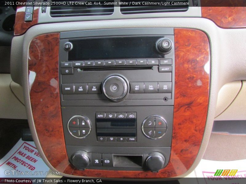 Summit White / Dark Cashmere/Light Cashmere 2011 Chevrolet Silverado 2500HD LTZ Crew Cab 4x4