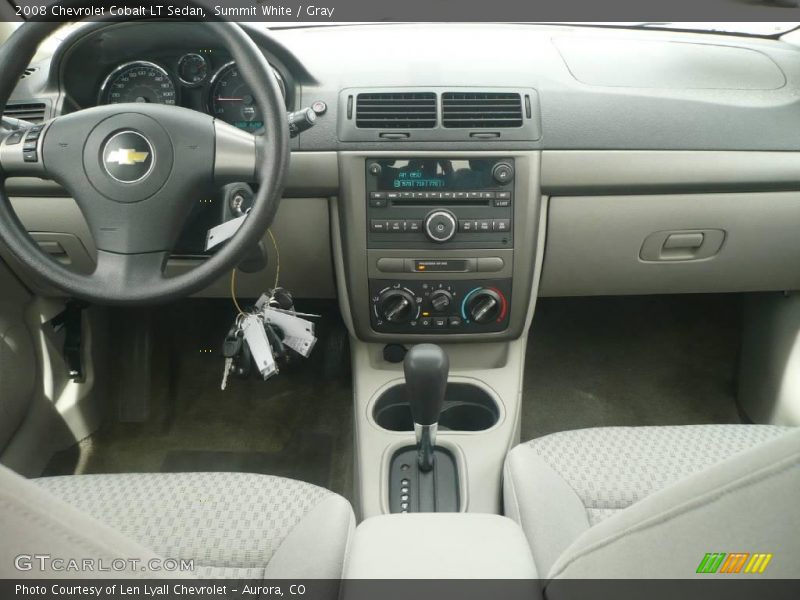 Summit White / Gray 2008 Chevrolet Cobalt LT Sedan