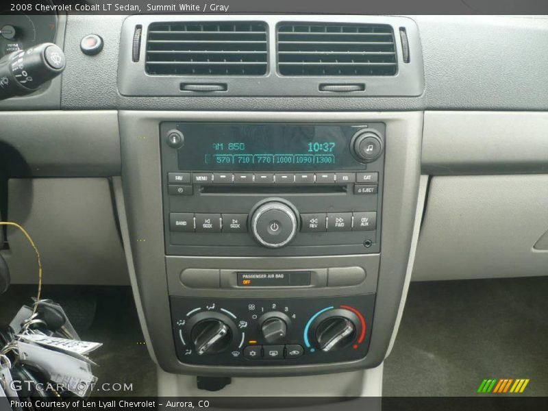 Summit White / Gray 2008 Chevrolet Cobalt LT Sedan