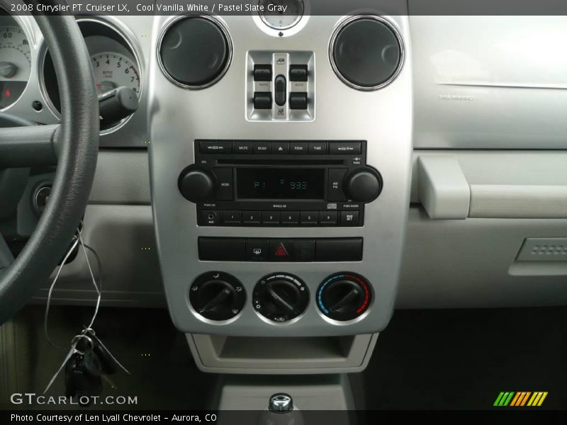 Cool Vanilla White / Pastel Slate Gray 2008 Chrysler PT Cruiser LX