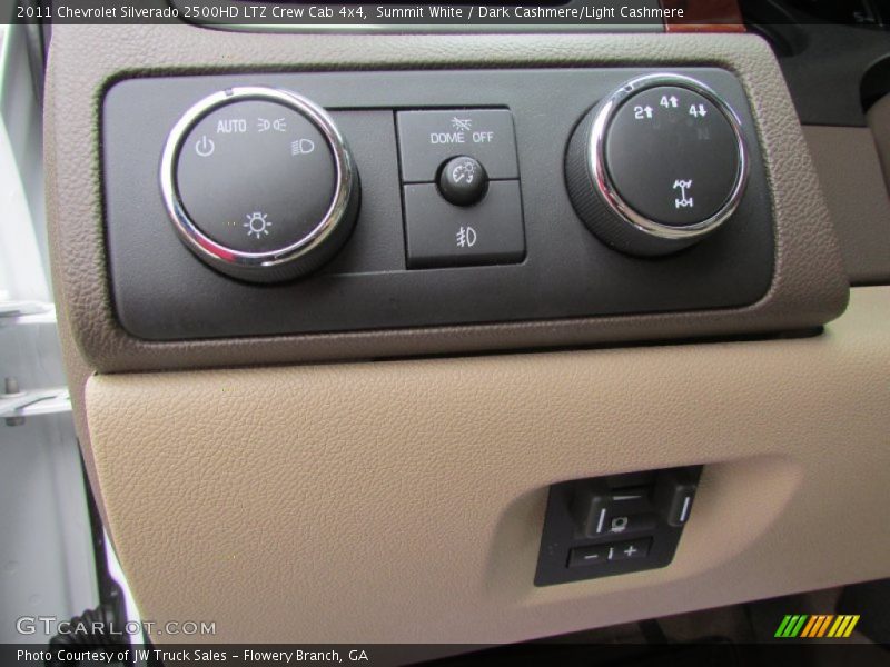 Summit White / Dark Cashmere/Light Cashmere 2011 Chevrolet Silverado 2500HD LTZ Crew Cab 4x4