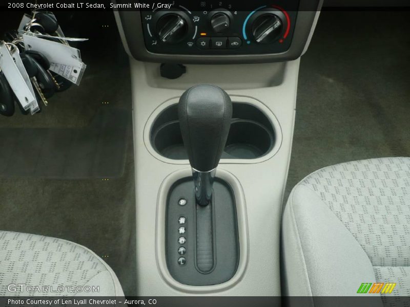 Summit White / Gray 2008 Chevrolet Cobalt LT Sedan