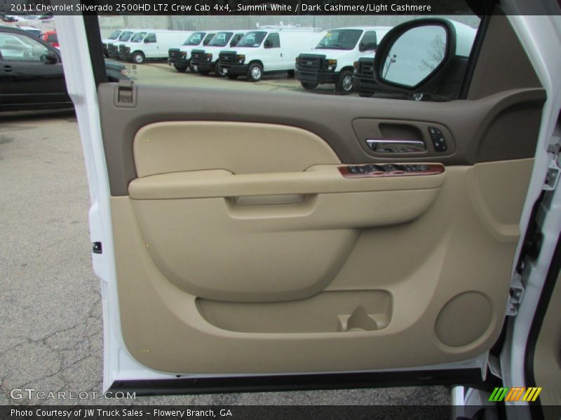 Summit White / Dark Cashmere/Light Cashmere 2011 Chevrolet Silverado 2500HD LTZ Crew Cab 4x4