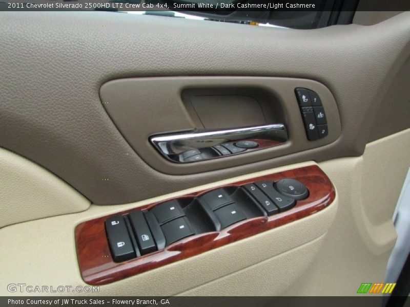 Summit White / Dark Cashmere/Light Cashmere 2011 Chevrolet Silverado 2500HD LTZ Crew Cab 4x4