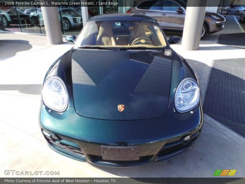 Malachite Green Metallic / Sand Beige 2008 Porsche Cayman S