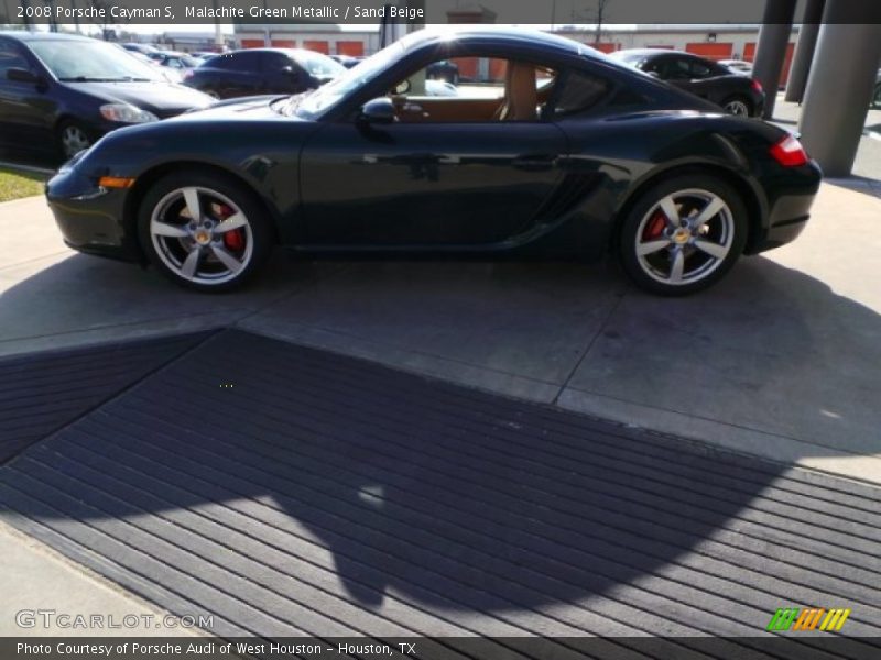 Malachite Green Metallic / Sand Beige 2008 Porsche Cayman S