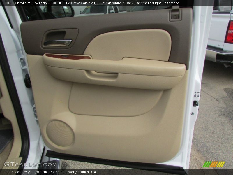 Summit White / Dark Cashmere/Light Cashmere 2011 Chevrolet Silverado 2500HD LTZ Crew Cab 4x4