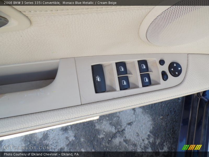 Monaco Blue Metallic / Cream Beige 2008 BMW 3 Series 335i Convertible