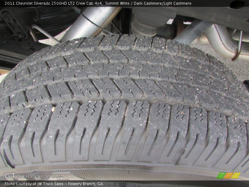 Summit White / Dark Cashmere/Light Cashmere 2011 Chevrolet Silverado 2500HD LTZ Crew Cab 4x4