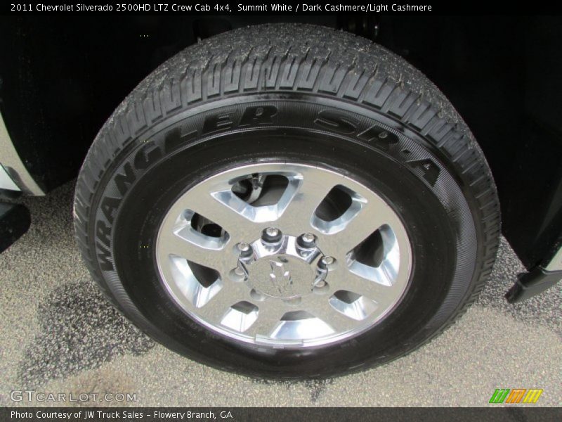 Summit White / Dark Cashmere/Light Cashmere 2011 Chevrolet Silverado 2500HD LTZ Crew Cab 4x4
