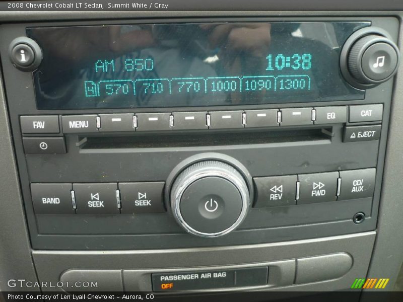 Summit White / Gray 2008 Chevrolet Cobalt LT Sedan