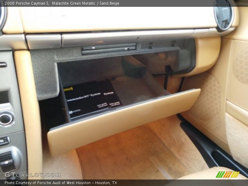 Malachite Green Metallic / Sand Beige 2008 Porsche Cayman S