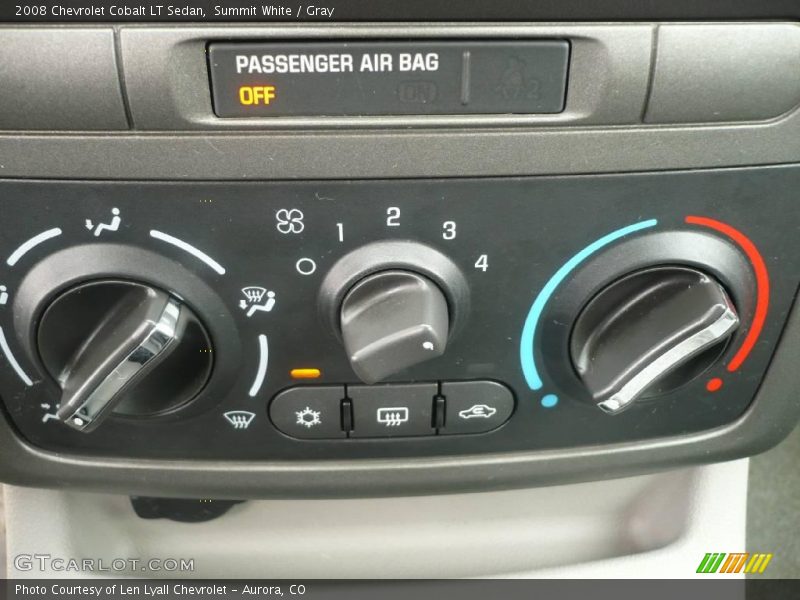 Summit White / Gray 2008 Chevrolet Cobalt LT Sedan